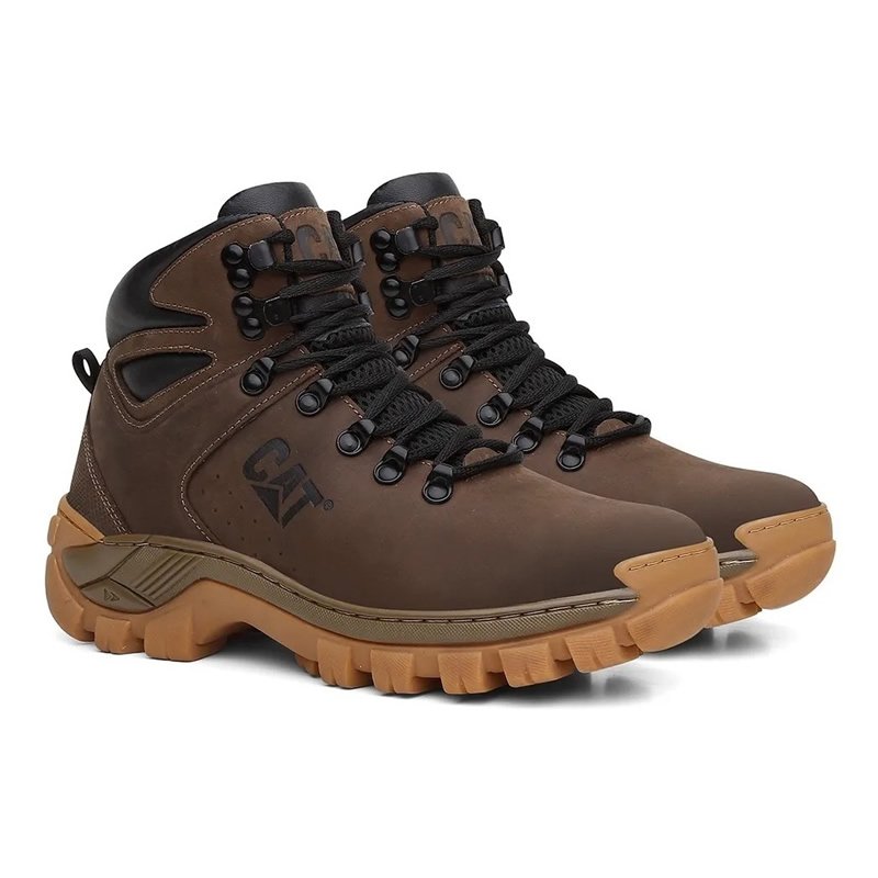 Bota Caterpillar Masculina de Couro Adventure Cat 9820 Original